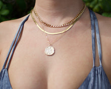 Load image into Gallery viewer, &quot;Herringbone&quot; Gold Filled Necklace
