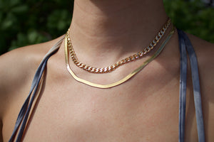 "Cuban" Gold Filled Necklace