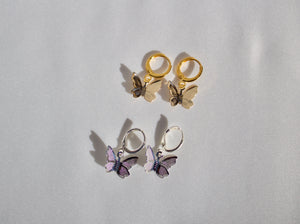 "Fly Away" Butterfly Earrings